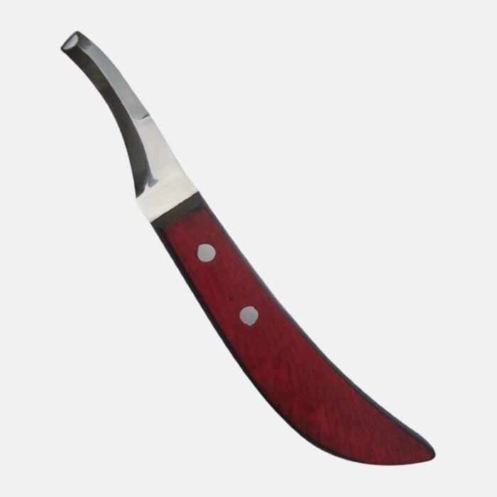 Hoof Knife Wooden Handle