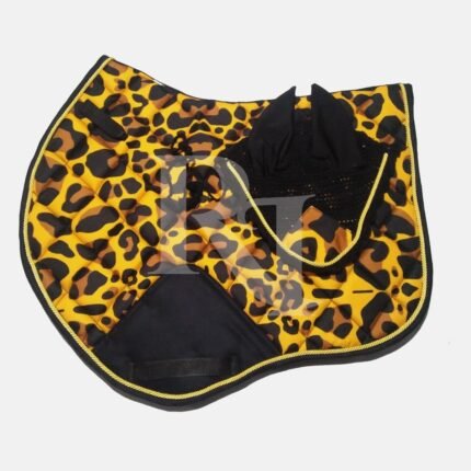 Cheetah Print Custom Saddle Pad