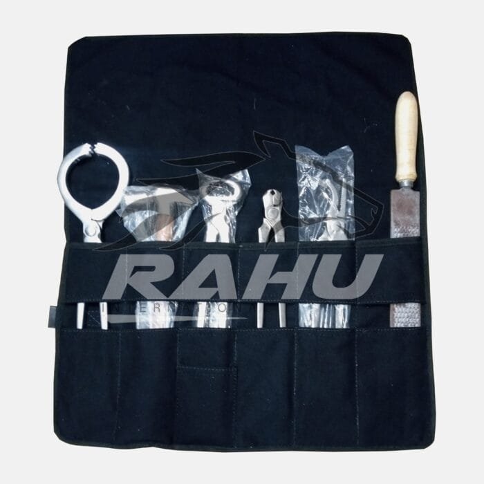 Black Canvas 6-Pieces Farrier Tools Kit