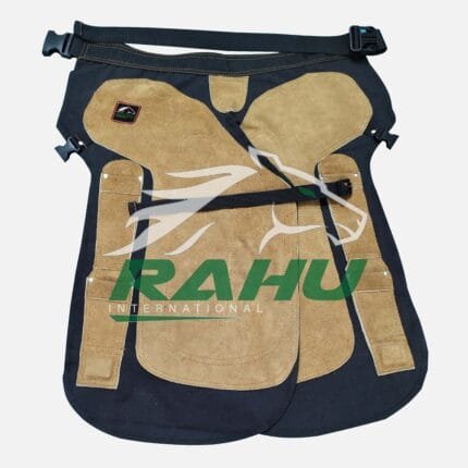 Horse Shoeing Cowhide Leather And Black Canvas Farrier Apron